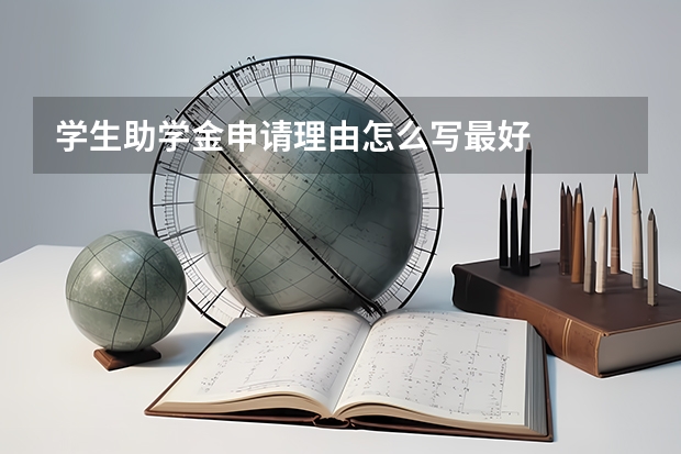 学生助学金申请理由怎么写最好