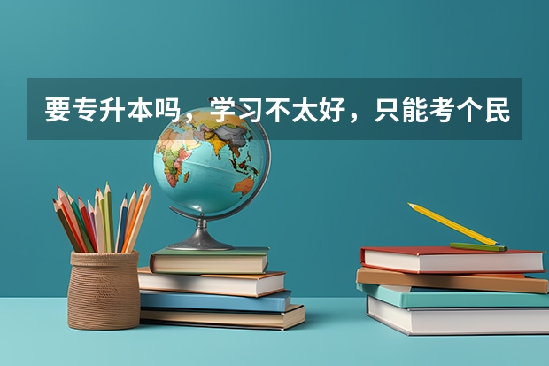 要专升本吗,学习不太好,只能考个民办本科有必要吗?