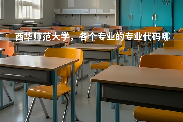 西华师范大学，各个专业的专业代码哪里查询？学校官网可以查询吗？