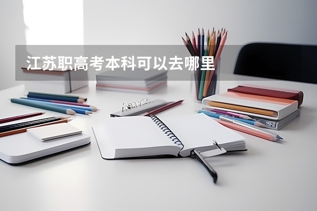 江苏职高考本科可以去哪里