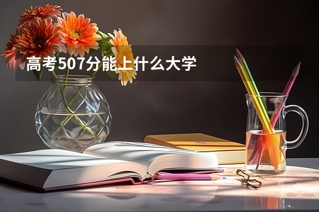 高考507分能上什么大学