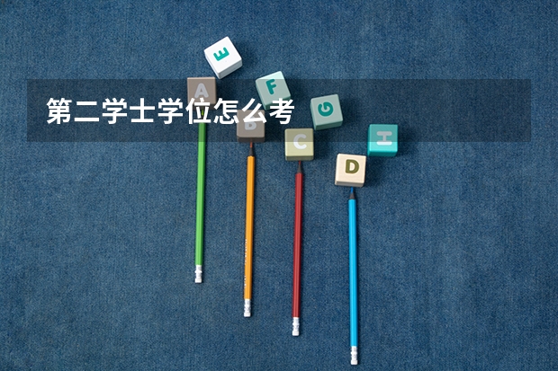 第二学士学位怎么考