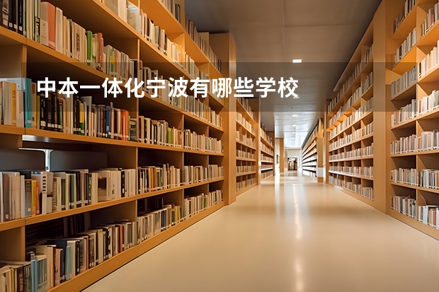 中本一体化宁波有哪些学校