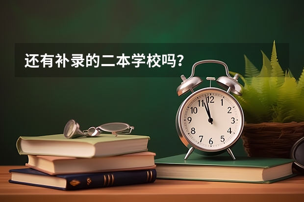 还有补录的二本学校吗?