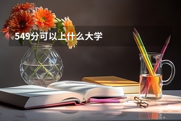 549分可以上什么大学