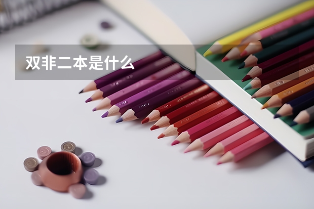 双非二本是什么