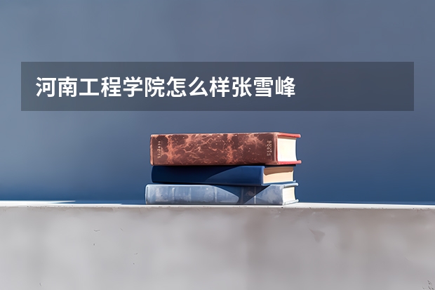河南工程学院怎么样张雪峰