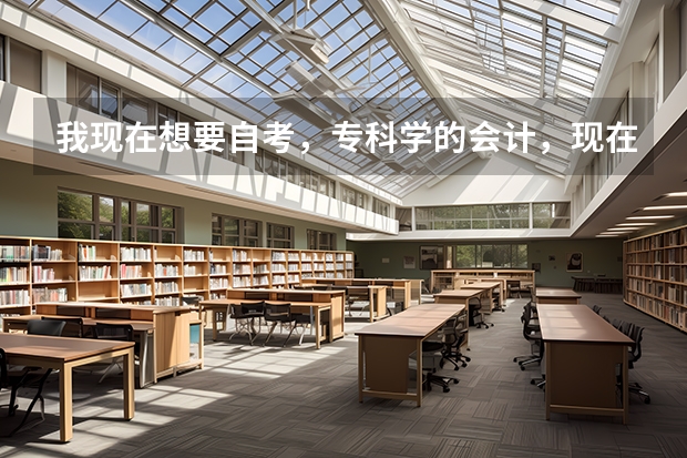 我现在想要自考，专科学的会计，现在报个什么专业比较好，为什么？