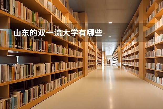 山东的双一流大学有哪些