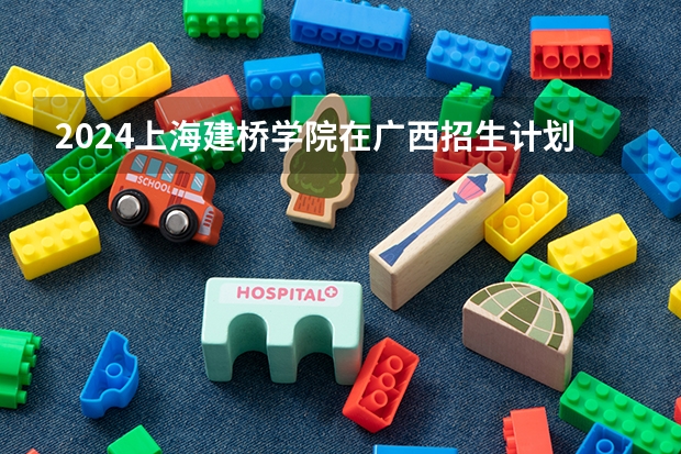 2024上海建桥学院在广西招生计划 招多少人