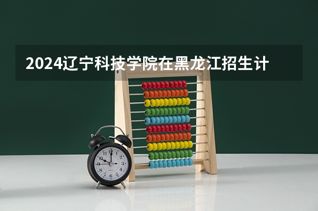 2024辽宁科技学院在黑龙江招生计划 招多少人