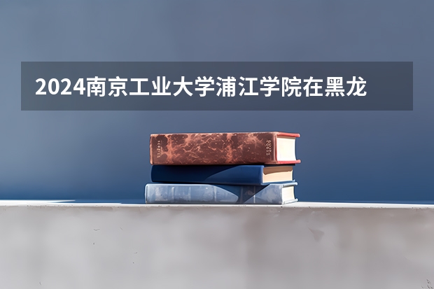 2024南京工业大学浦江学院在黑龙江招生计划 招多少人