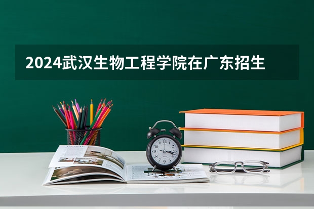 2024武汉生物工程学院在广东招生计划 招多少人