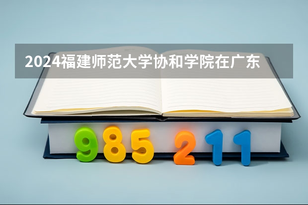 2024福建师范大学协和学院在广东招生计划 招多少人