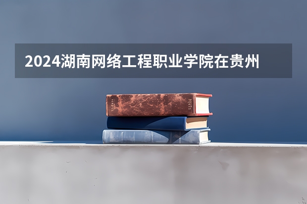 2024湖南网络工程职业学院在贵州招生计划 招多少人
