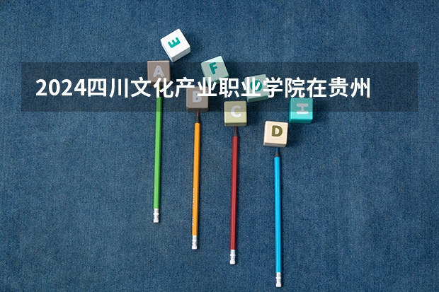 2024四川文化产业职业学院在贵州招生计划 招多少人