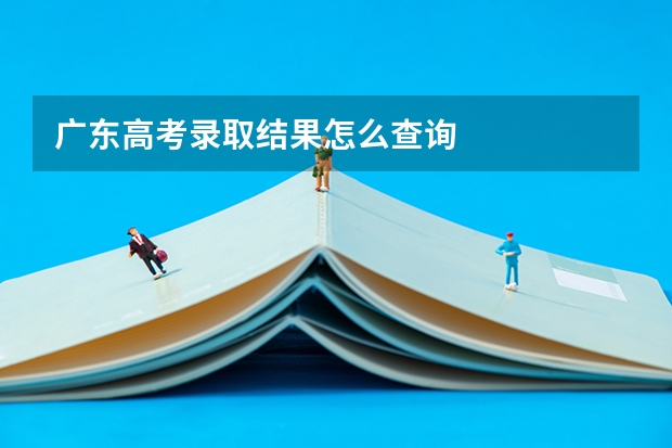 广东高考录取结果怎么查询