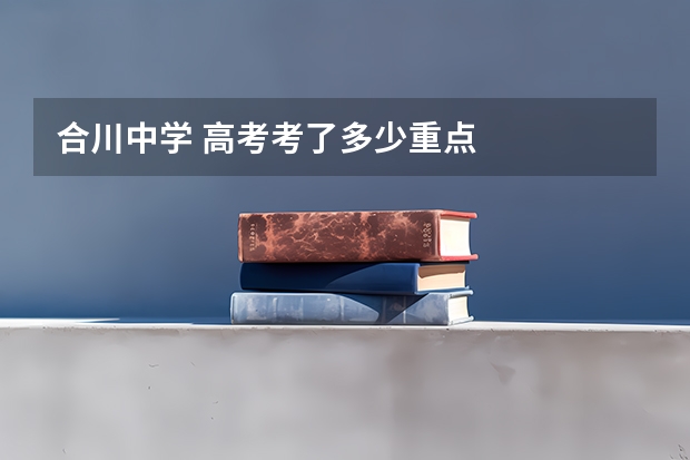 合川中学 高考考了多少重点