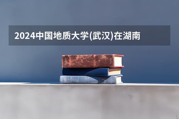 2024中国地质大学(武汉)在湖南招生计划 招多少人
