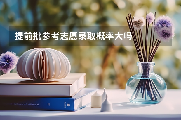 提前批参考志愿录取概率大吗