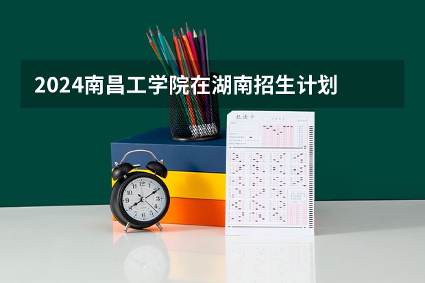 2024南昌工学院在湖南招生计划 招多少人