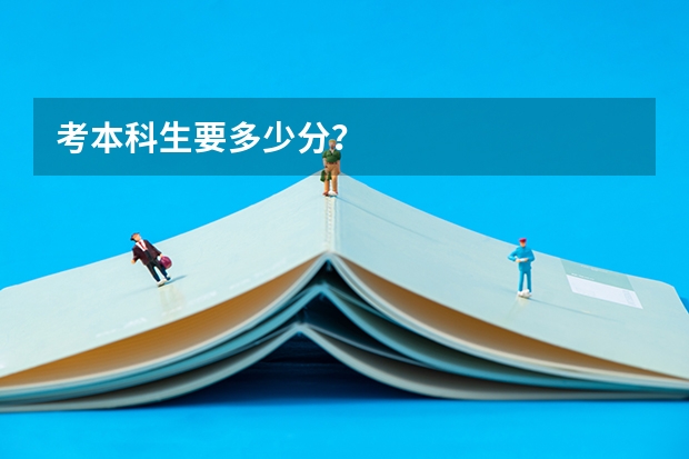 考本科生要多少分?