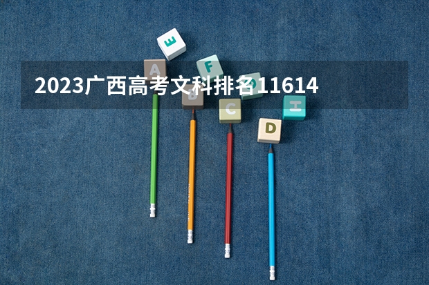 2023广西高考文科排名116141的考生报什么大学好 学校往年录取分数线
