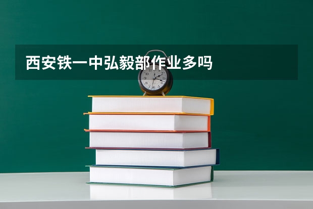 西安铁一中弘毅部作业多吗