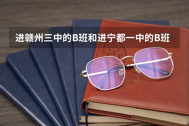进赣州三中的B班和进宁都一中的B班,哪个更好? 赣三中和宁都一中的高考一,二本升学率 哪个更好?