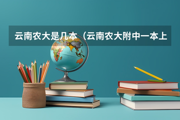 云南农大是几本（云南农大附中一本上线率）