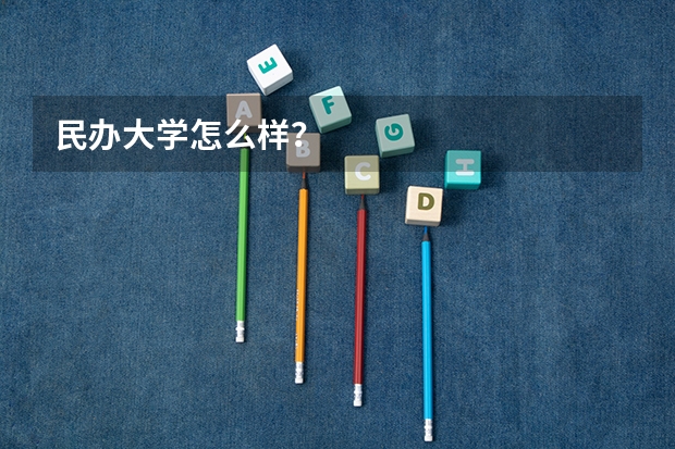 民办大学怎么样?