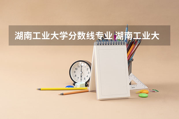 湖南工业大学分数线专业 湖南工业大学艺术类录取原则