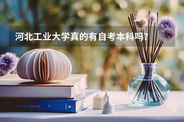 河北工业大学真的有自考本科吗?