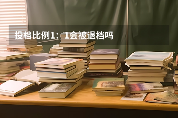 投档比例1：1会被退档吗