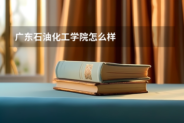 广东石油化工学院怎么样