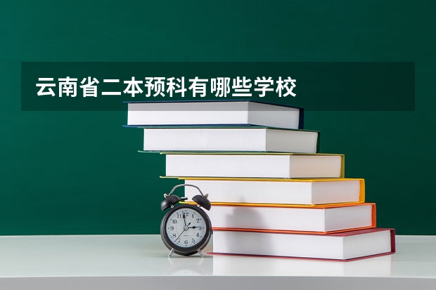 云南省二本预科有哪些学校