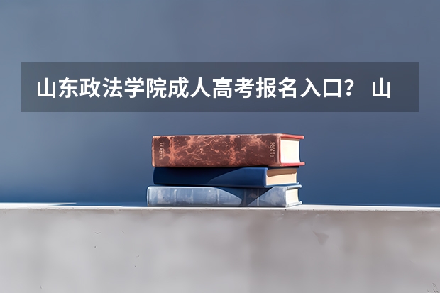 山东政法学院成人高考报名入口? 山东夏季高考报名时间