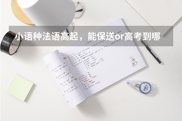 小语种法语高起,能保送or高考到哪里?