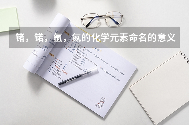 锗，锘，氩，氮的化学元素命名的意义？ 锘的组词