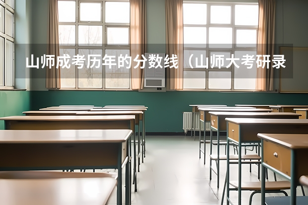 山师成考历年的分数线（山师大考研录取分数线）