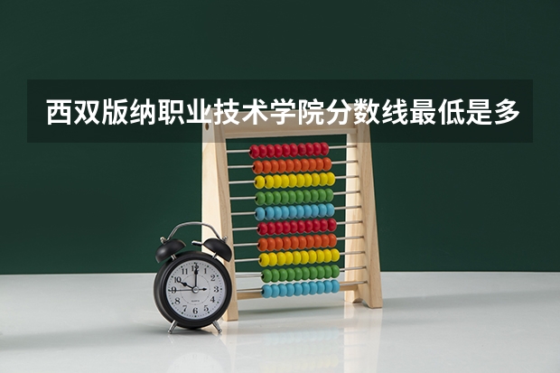 西双版纳职业技术学院分数线最低是多少