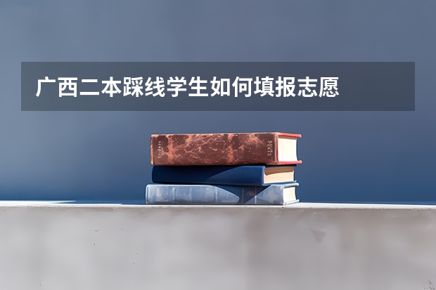 广西二本踩线学生如何填报志愿