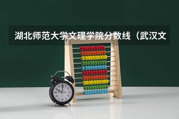 湖北师范大学文理学院分数线（武汉文理学院艺术生分数线）