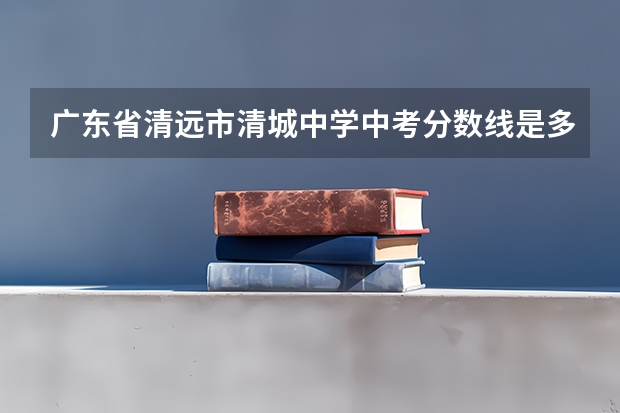 广东省清远市清城中学中考分数线是多少啊?