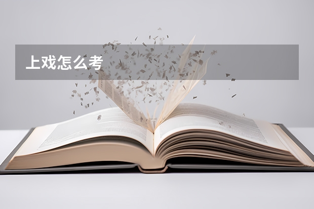上戏怎么考
