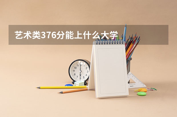 艺术类376分能上什么大学
