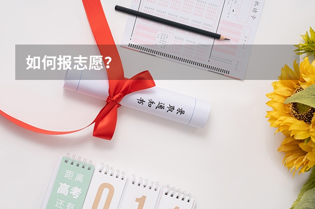 如何报志愿?
