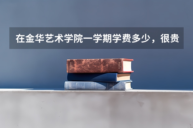 在金华艺术学院一学期学费多少,很贵吗