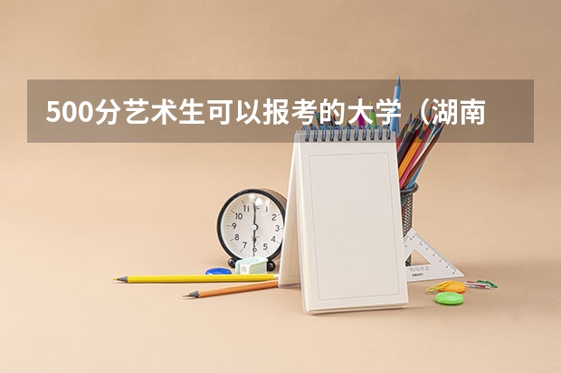 500分艺术生可以报考的大学（湖南文理学院艺术生录取分数线）