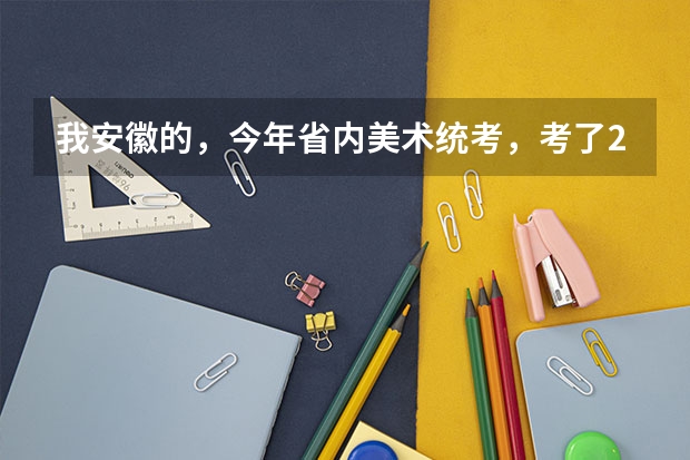 我安徽的,今年省内美术统考,考了289分,满分375分,文化课350分, 2024美术生比较容易考的二本大学